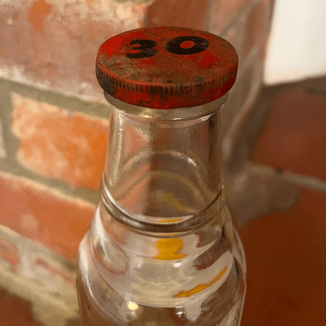 1950’s Shell X-100 One Pint Motor Oil Bottle