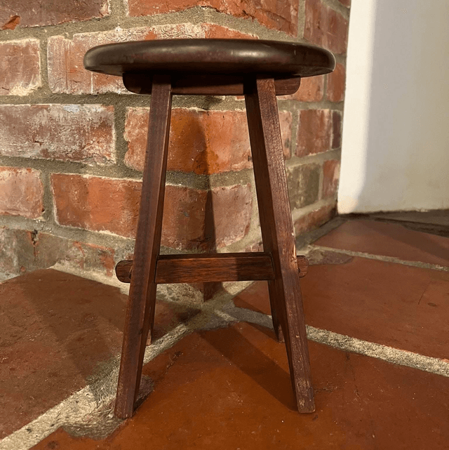 20th Century Apprentice Piece Antique Miniature Stool