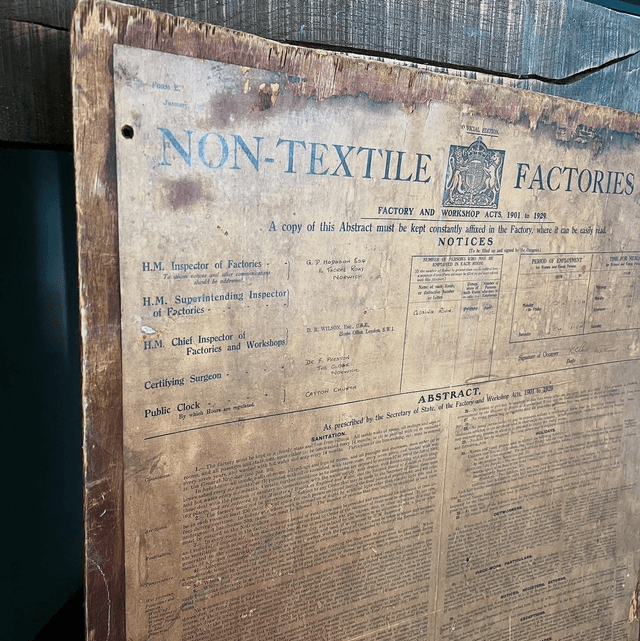 Norwich Shoe Factory June 1933 Non-Textile Factories Notices, Factories And Workshops Act 1901-1929  