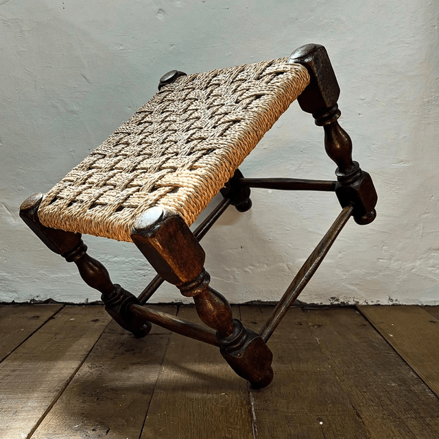 A 20th Century English Woven Foot Stand