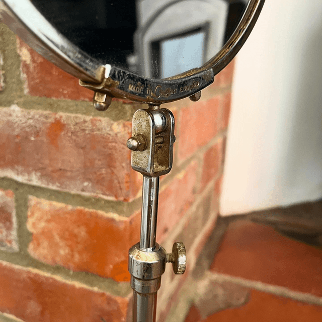 Coalport Mid Century Telescopic Double Sided Shaving/ Vanity Mirror