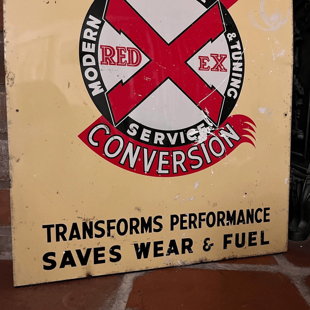 1950’s REDeX Conversion Sign 1