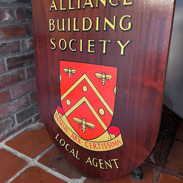 Alliance Building Society “Local Agent” Swinging sign