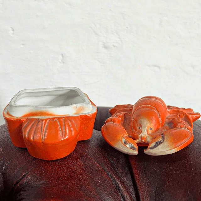 Early 20th Century Schafer & Vater Trinket Box In The Form Of A Lobster