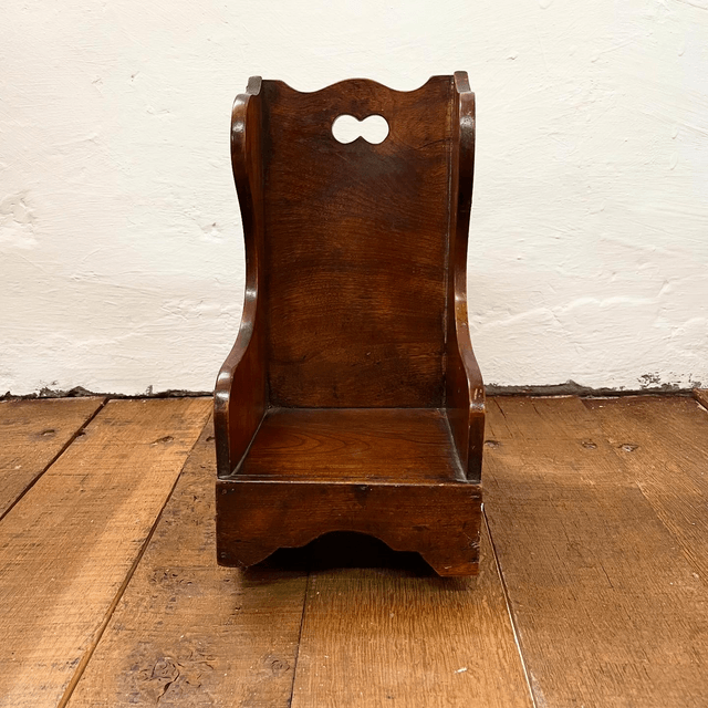 Early 19th Century Georgian Miniature Lambing Chair Possible Apprentice Piece