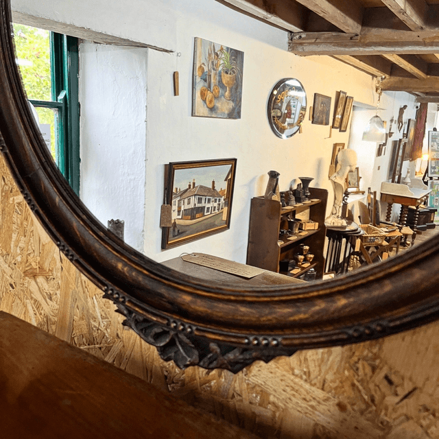 A Large 1930’s Wall Hanging Triple Overmantle Mirror