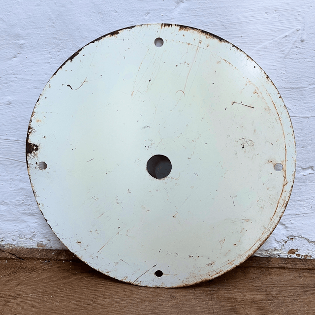 British Army Surplus Issue Metal White Convoy Traffic Route Marker 