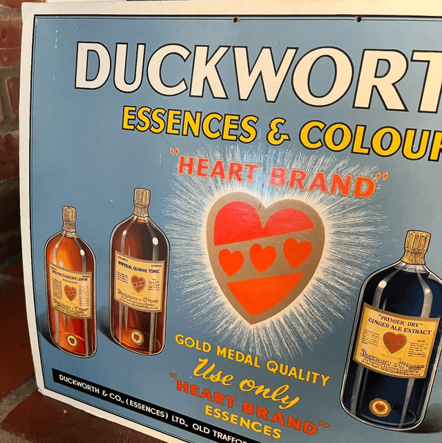 Duckworth’s Essences & Colours Advertising Show Card 
