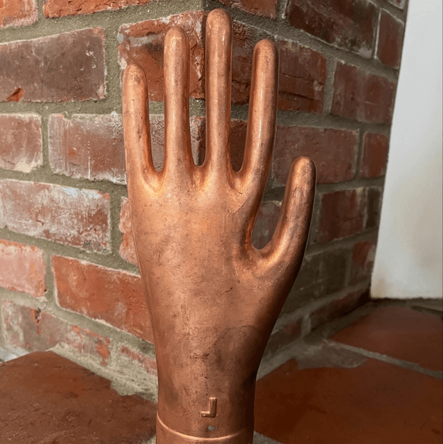 Set of 5 French 1930’s/ 40’s Copper Glove Molds