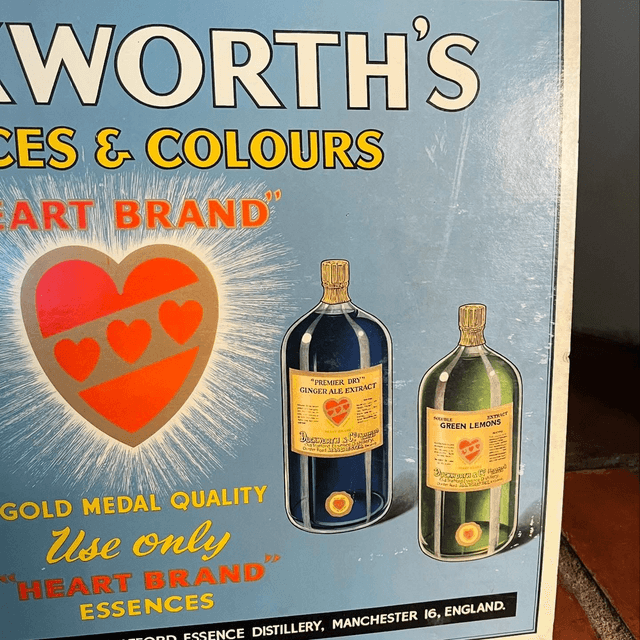 Duckworth’s Essences & Colours Advertising Show Card 