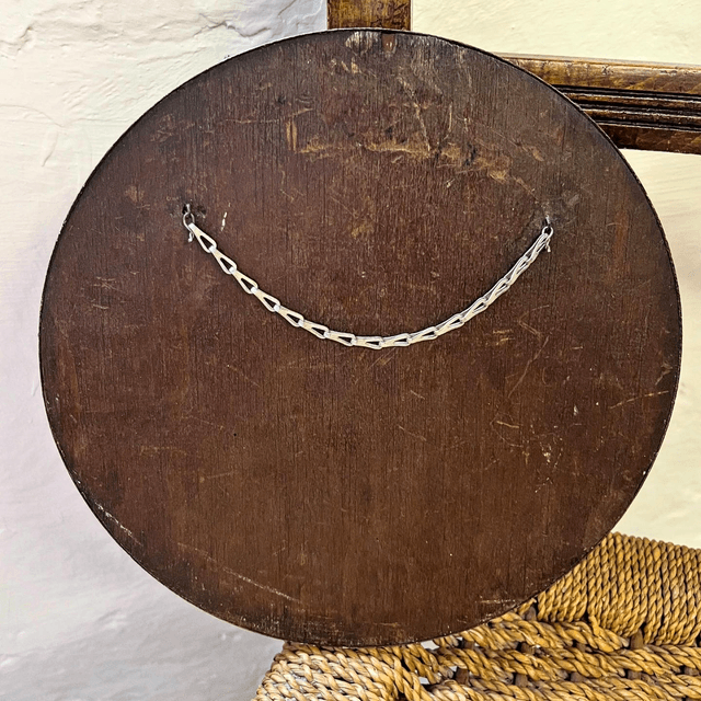 Small Early 20th Century Round Wall Vanity Mirror