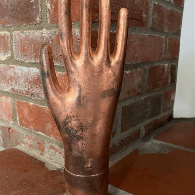 Set of 5 French 1930’s/ 40’s Copper Glove Molds