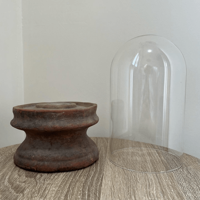 Superb 20th Century Glass & Terracotta Display Dome