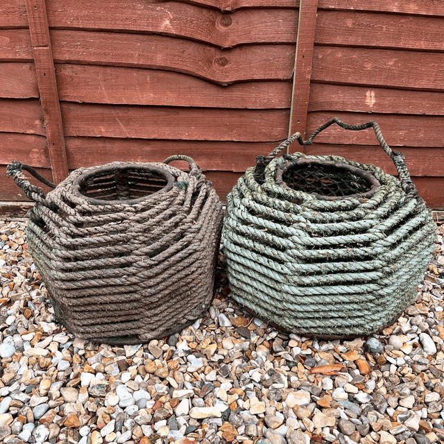 Two Large Vintage Whelk Pots