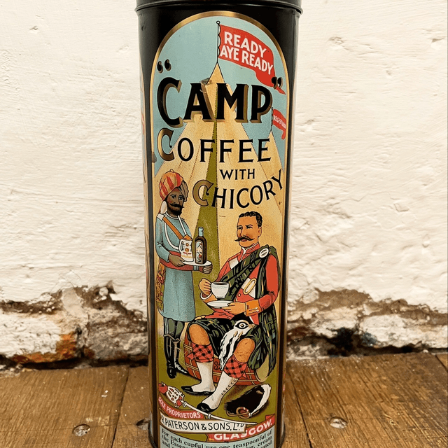 An Original CAMP COFFEE Pictorial Advertising Tin