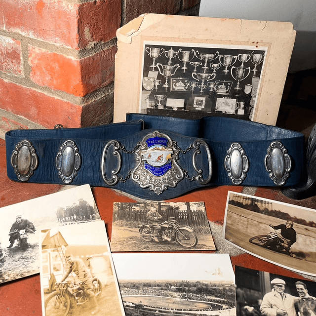 1928 News Of The World Knowle Dirt Track Bristol Championship Belt 
