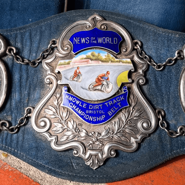 1928 News Of The World Knowle Dirt Track Bristol Championship Belt 