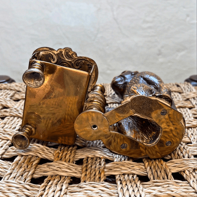 A 19th Century Hand-Carved Wooden Monkey Vesta/ Striker