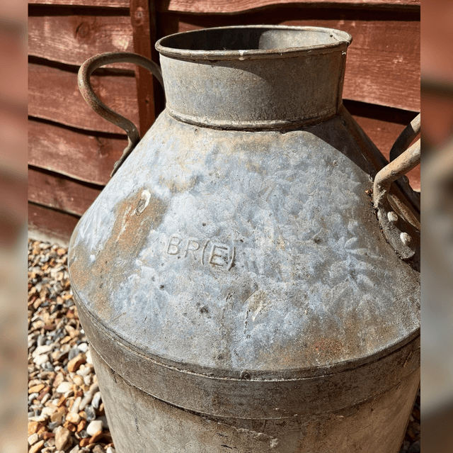 Early to Mid 20th Century British Railways (B.R E) WAINFLEET Milk Churn 