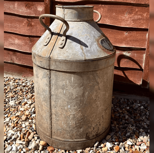 Early to Mid 20th Century British Railways (B.R E) WAINFLEET Milk Churn 
