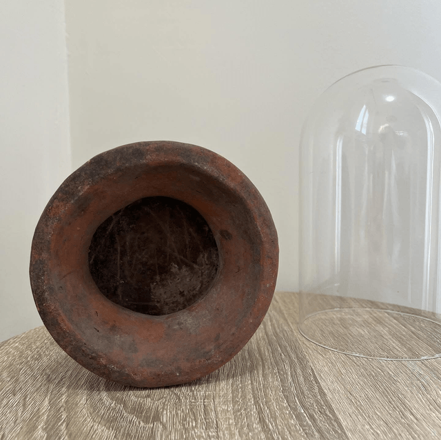 Superb 20th Century Glass & Terracotta Display Dome