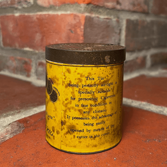 A 20th Century WILLS’s Gold Flake Cigarettes Paper Label Tin