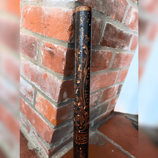 Early 19th Century Antique George III Royal Arms Stratford Police Night Stick Truncheon