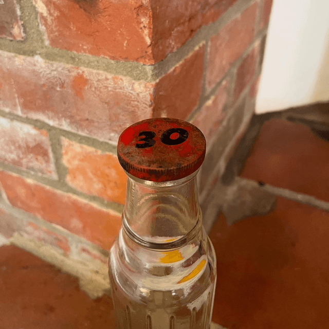 1950’s Shell X-100 One Pint Motor Oil Bottle