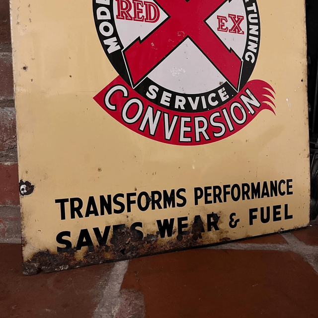 1950’s REDeX Conversion Sign 2