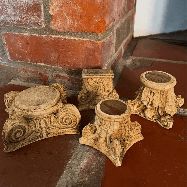 Four 19th Century Grand Tour Corinthian Columns
