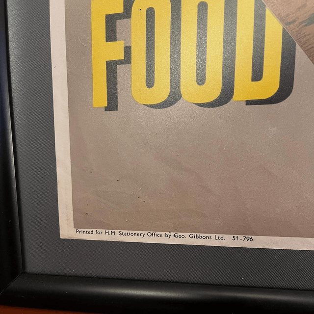 Original World War II ‘Food Needs Transport - Don’t Waste It’ by Le Witt-Him Poster