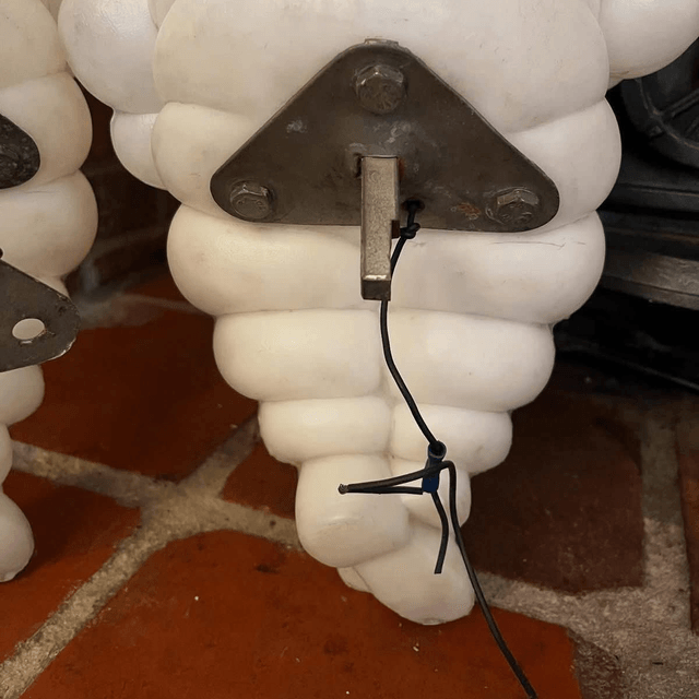 Original Pair of Michelin Bibendum T.I.R Commercial Vehicle Light Up Mascots