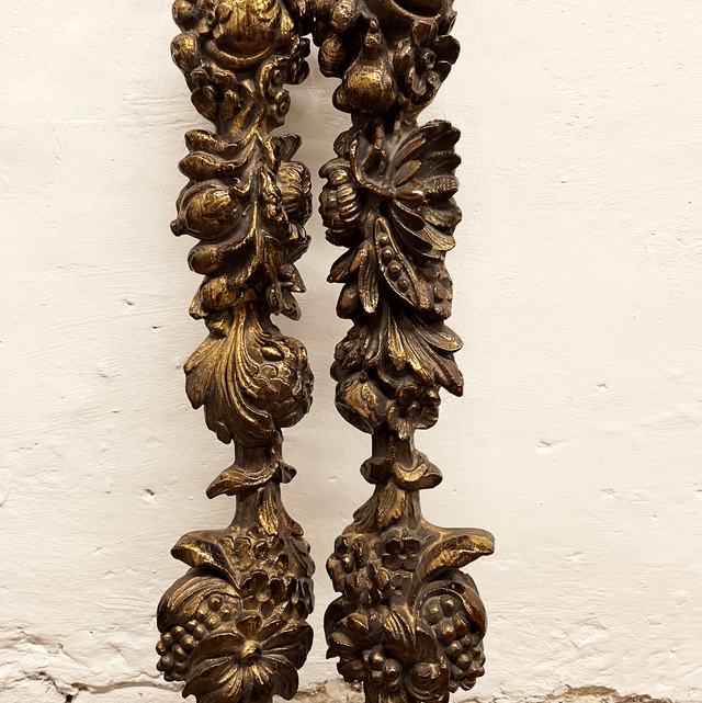 A Pair Of 20th Century Cast Resin Wall/ Window Plaques
