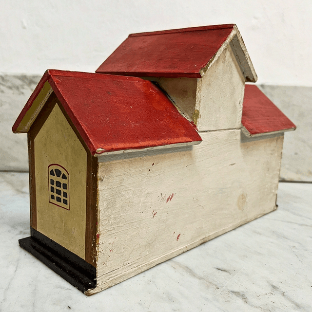 A 1930’s Wooden Toy Stable Block By German Toy Manufacturer Moritz Gottschalk