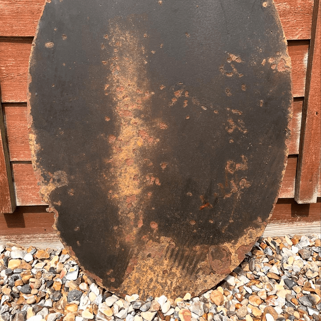 1920’s/ 30’s Woodrow Hats Oval Enamel Advertising Sign