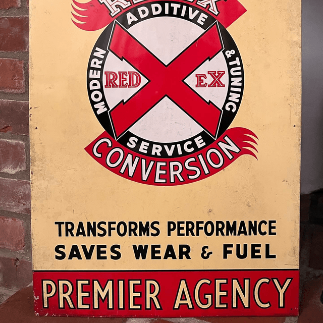 1950’s REDeX PREMIER AGENCY Sign