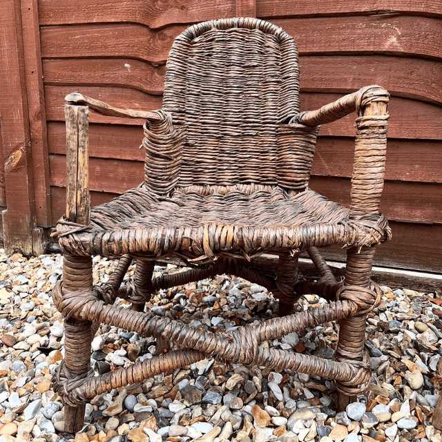 A Pair of 19th Century Folk Art Children’s Chairs