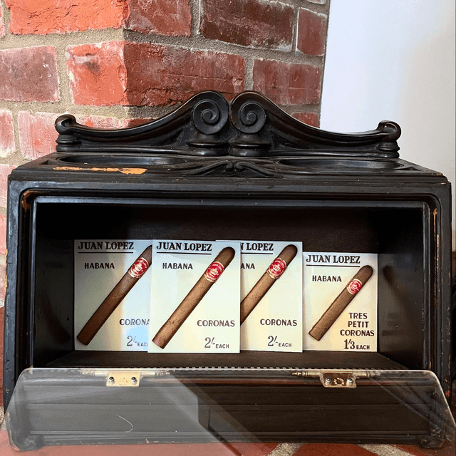 A Tobacconist Cigar Retail Display Cabinet By Roger Alpine, Dublin