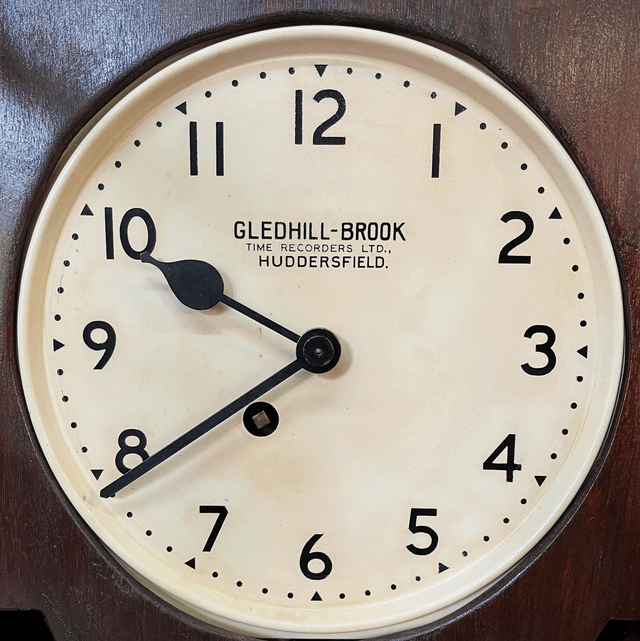 A 1953 Dated British Railways Gledhill-Brook Time Recorder