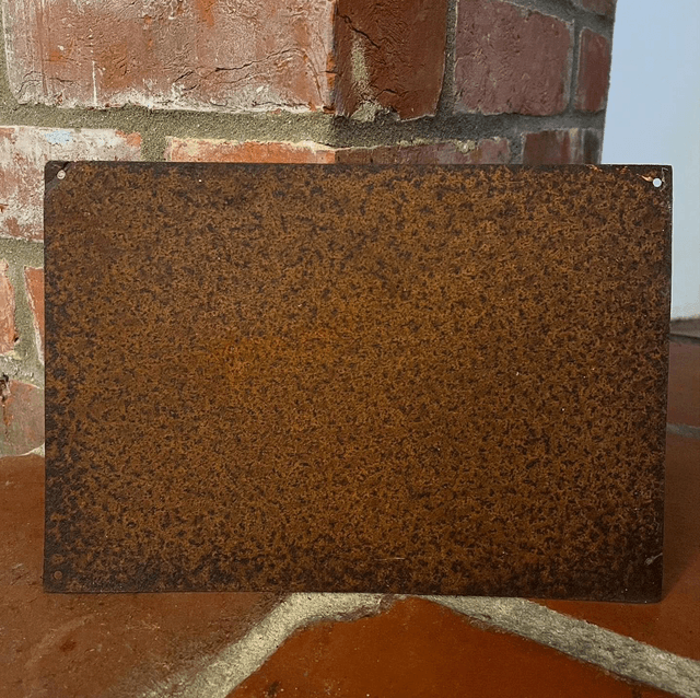 Vintage District Railway Notice Tin Sign