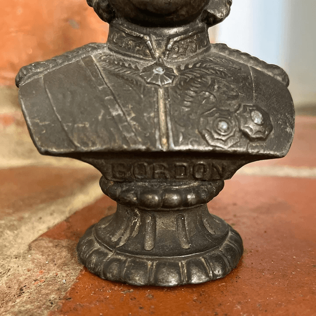 19th Century General Gordon Crimean War Military Bust Match Striker/ Holder 