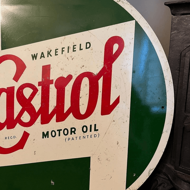 1950’s Wakefield Castrol Motor Oil Sign
