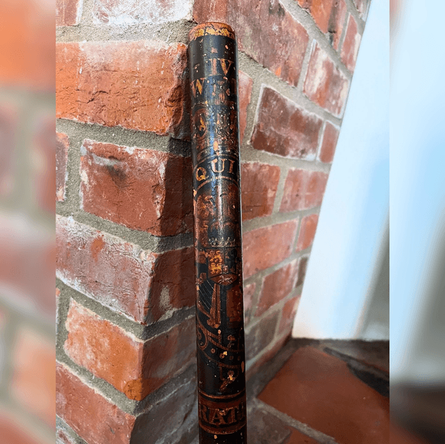 Early 19th Century Antique George III Royal Arms Stratford Police Night Stick Truncheon