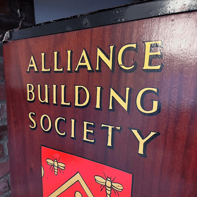 Alliance Building Society “Local Agent” Swinging sign