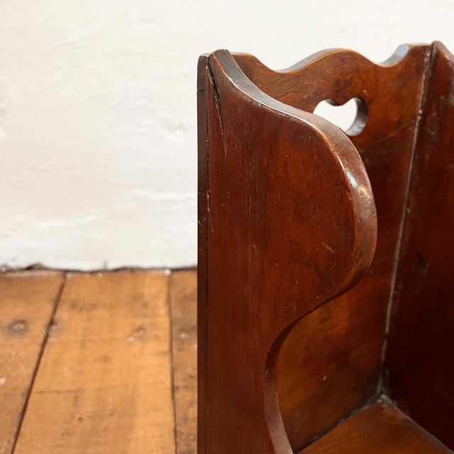 Early 19th Century Georgian Miniature Lambing Chair Possible Apprentice Piece