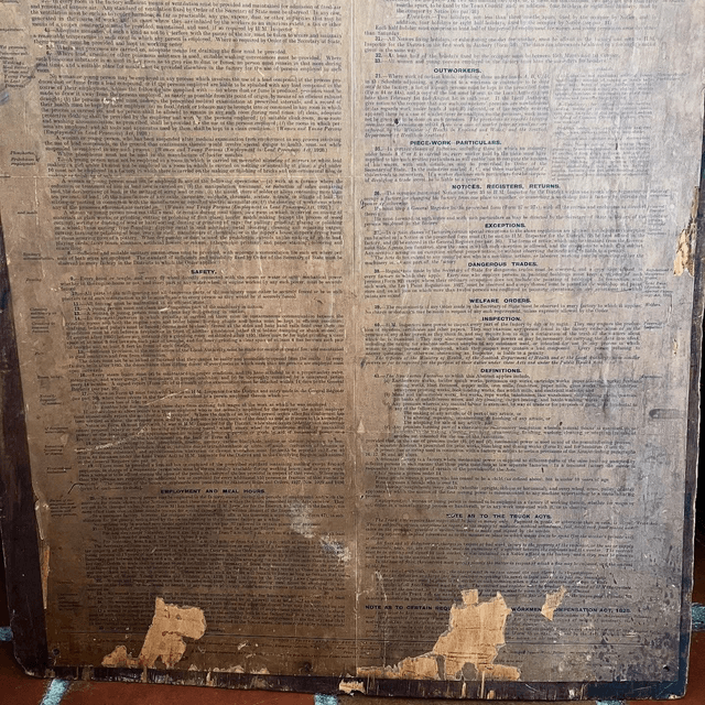 Norwich Shoe Factory June 1933 Non-Textile Factories Notices, Factories And Workshops Act 1901-1929  