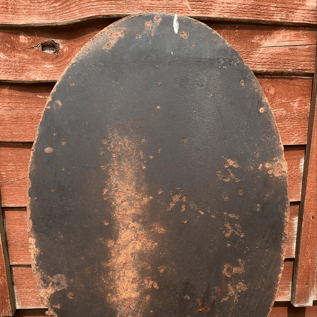 1920’s/ 30’s Woodrow Hats Oval Enamel Advertising Sign
