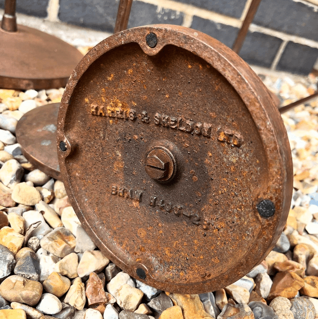 A Set Of Four 1920’s Copper Hat Stands By Renowned Shop Fitters Harris & Sheldon Ltd Birmingham