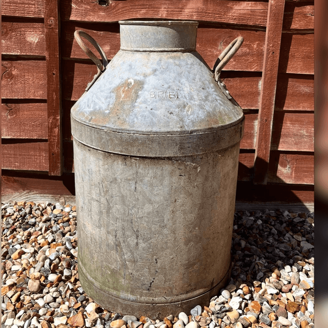 Early to Mid 20th Century British Railways (B.R E) WAINFLEET Milk Churn 