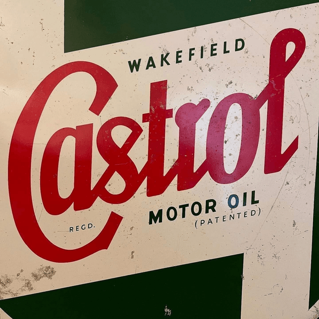 1950’s Wakefield Castrol Motor Oil Sign